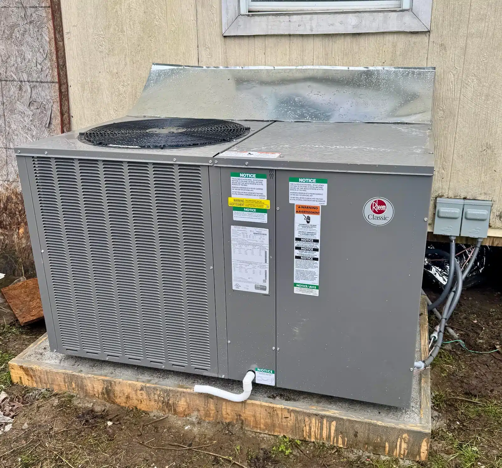 New HVAC Unit Outdoor Unit